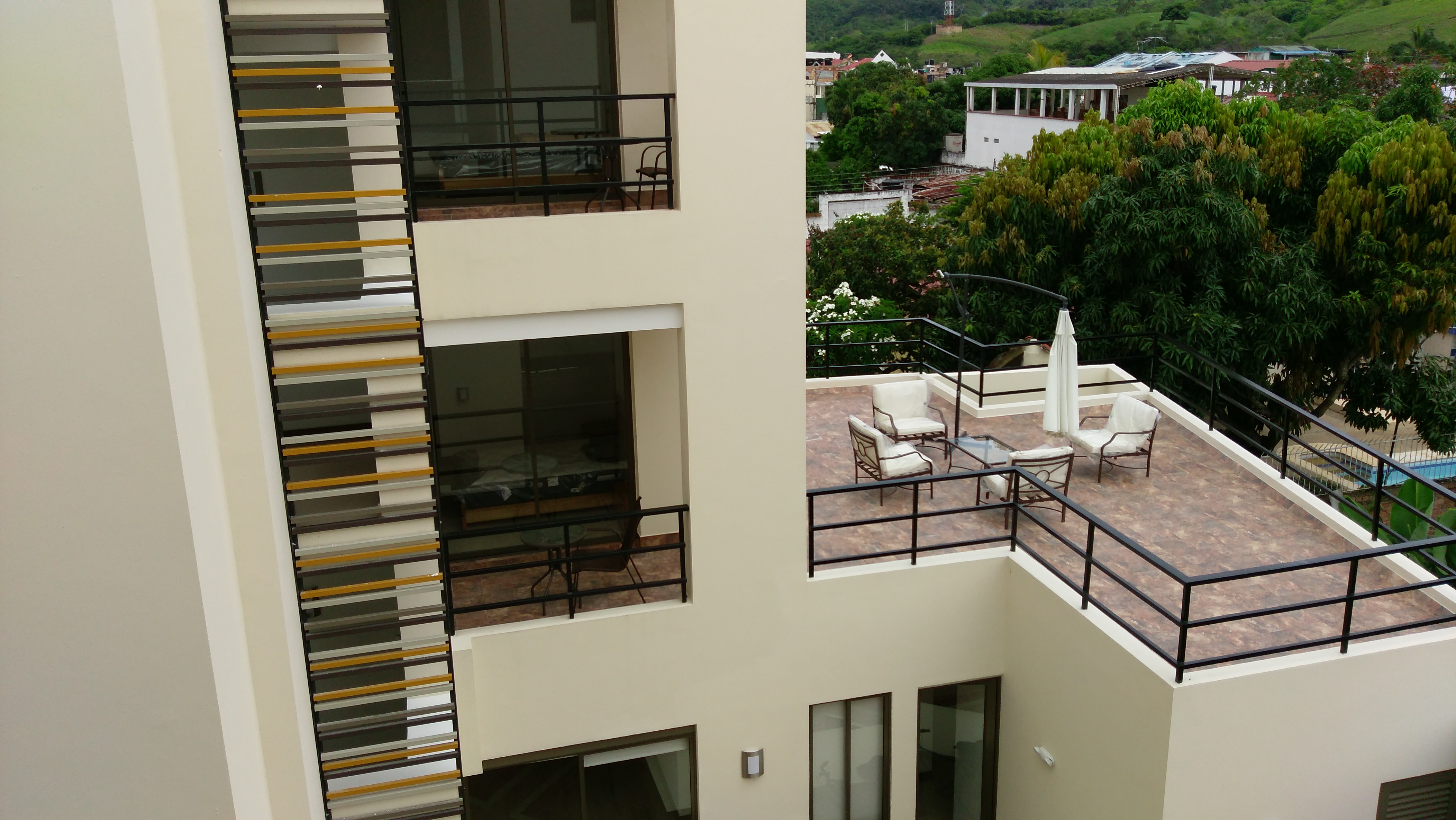 Vista de habitación con terraza privada