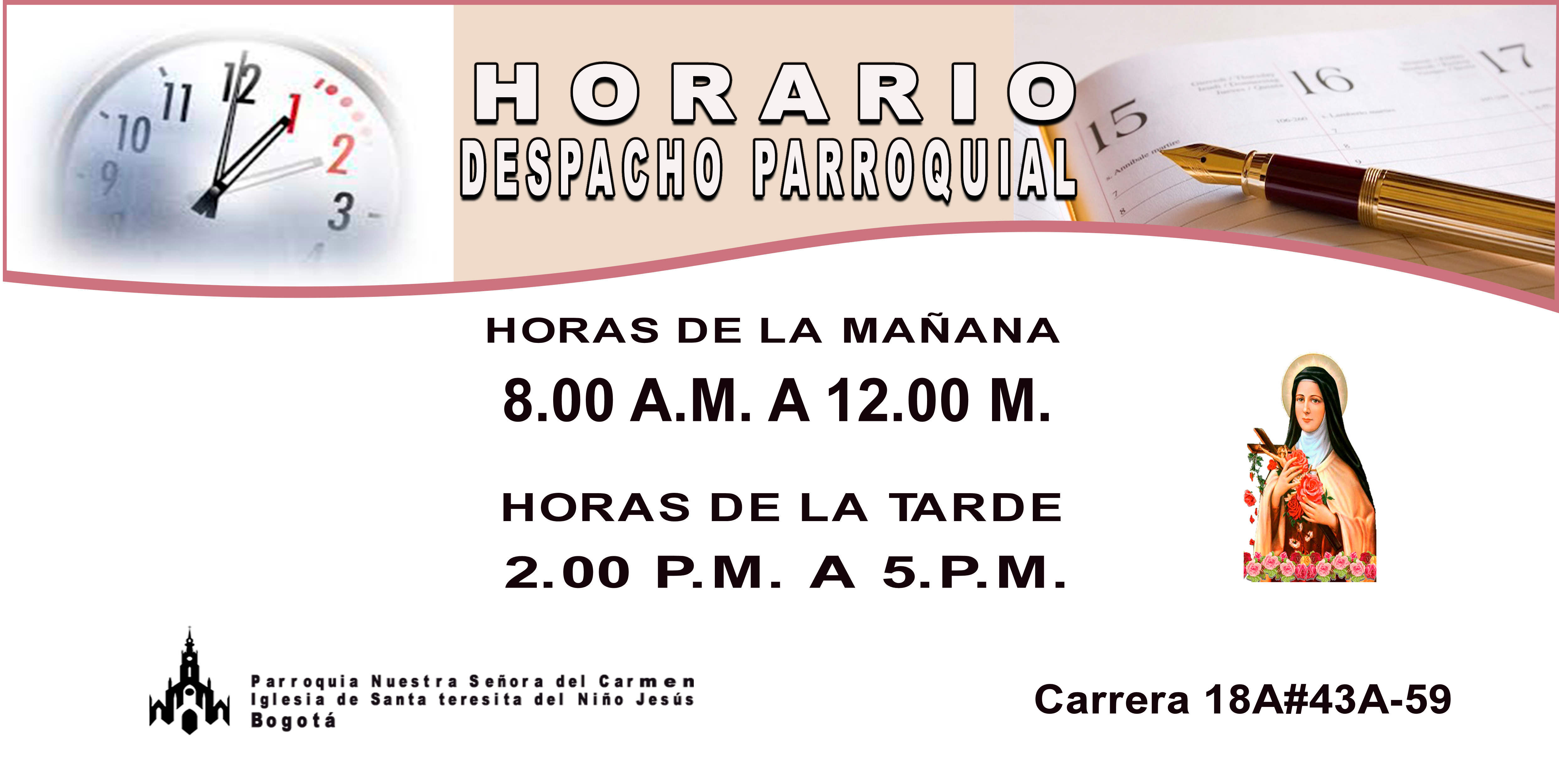 horarios