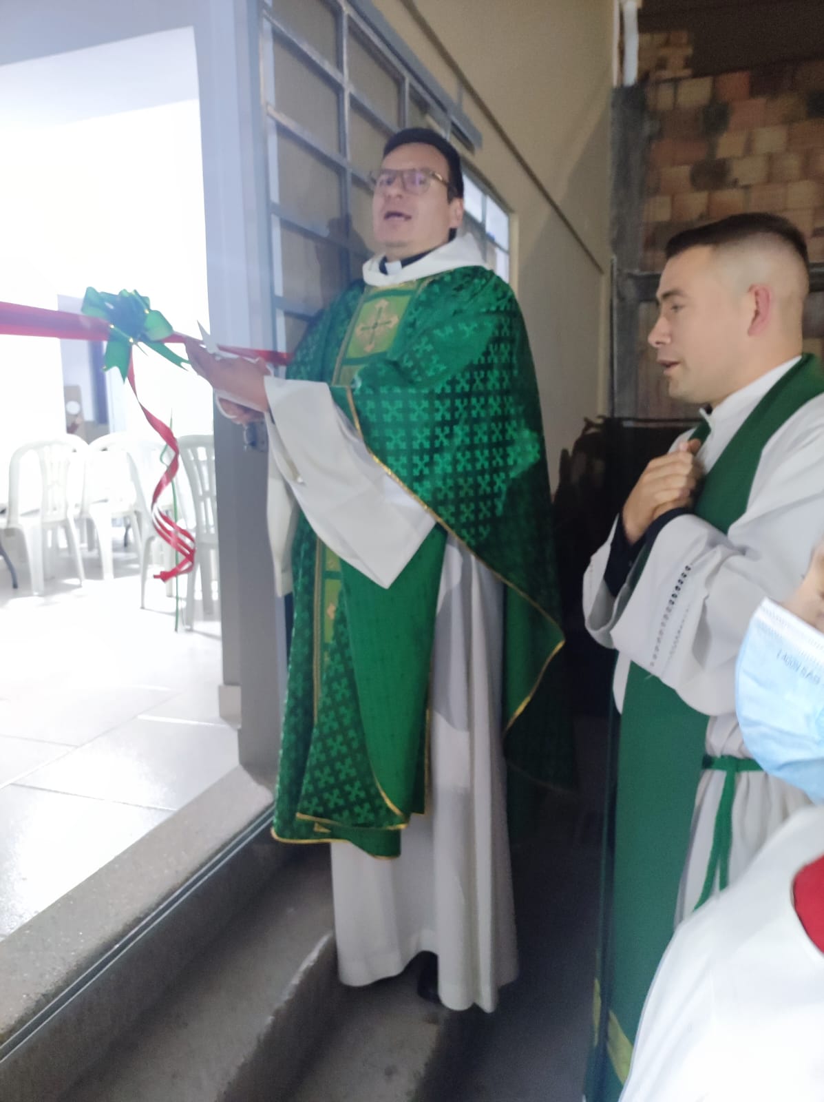 Bendición e inauguración de salones parroquiales