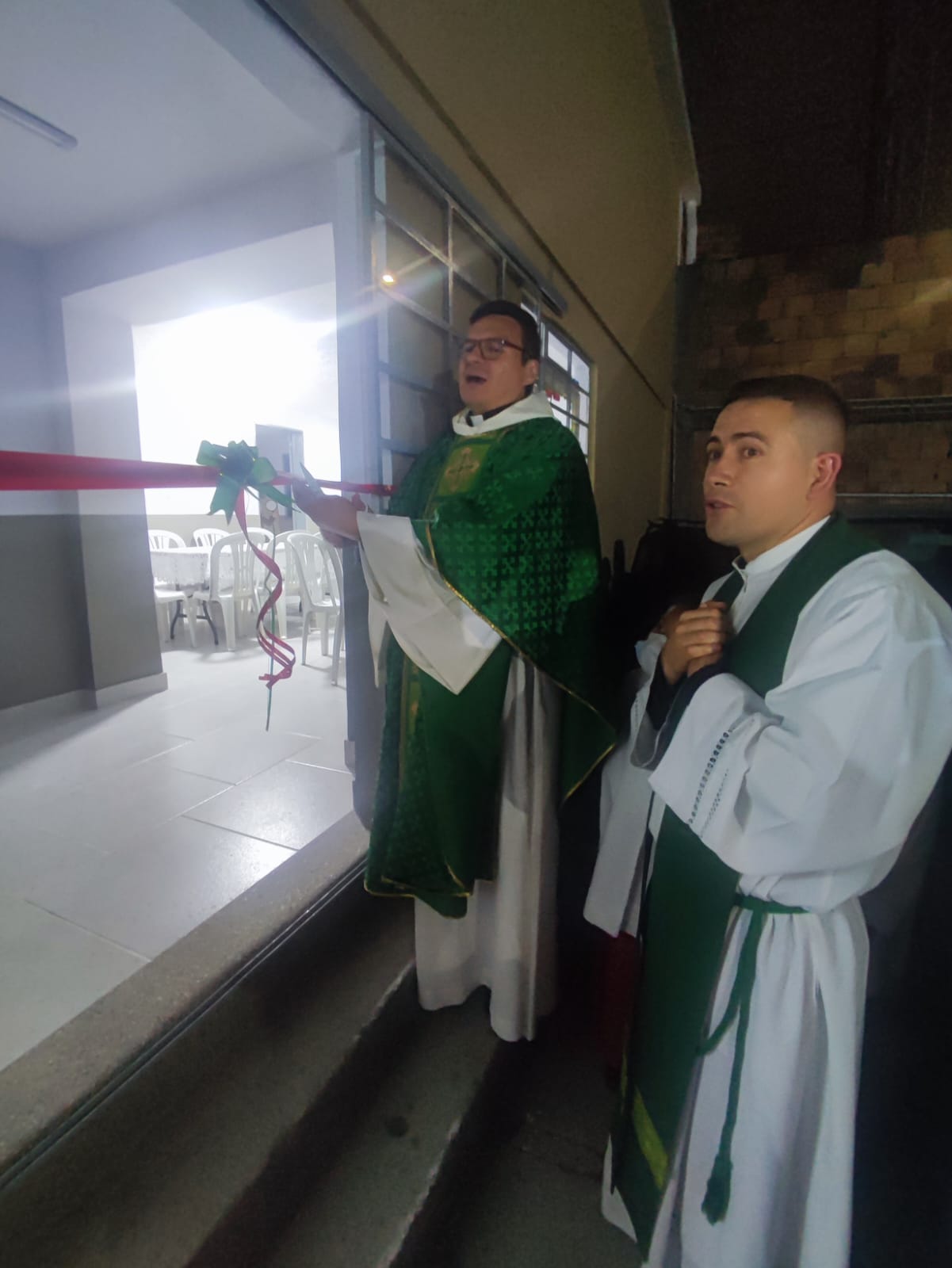 Bendición e inauguración de salones parroquiales