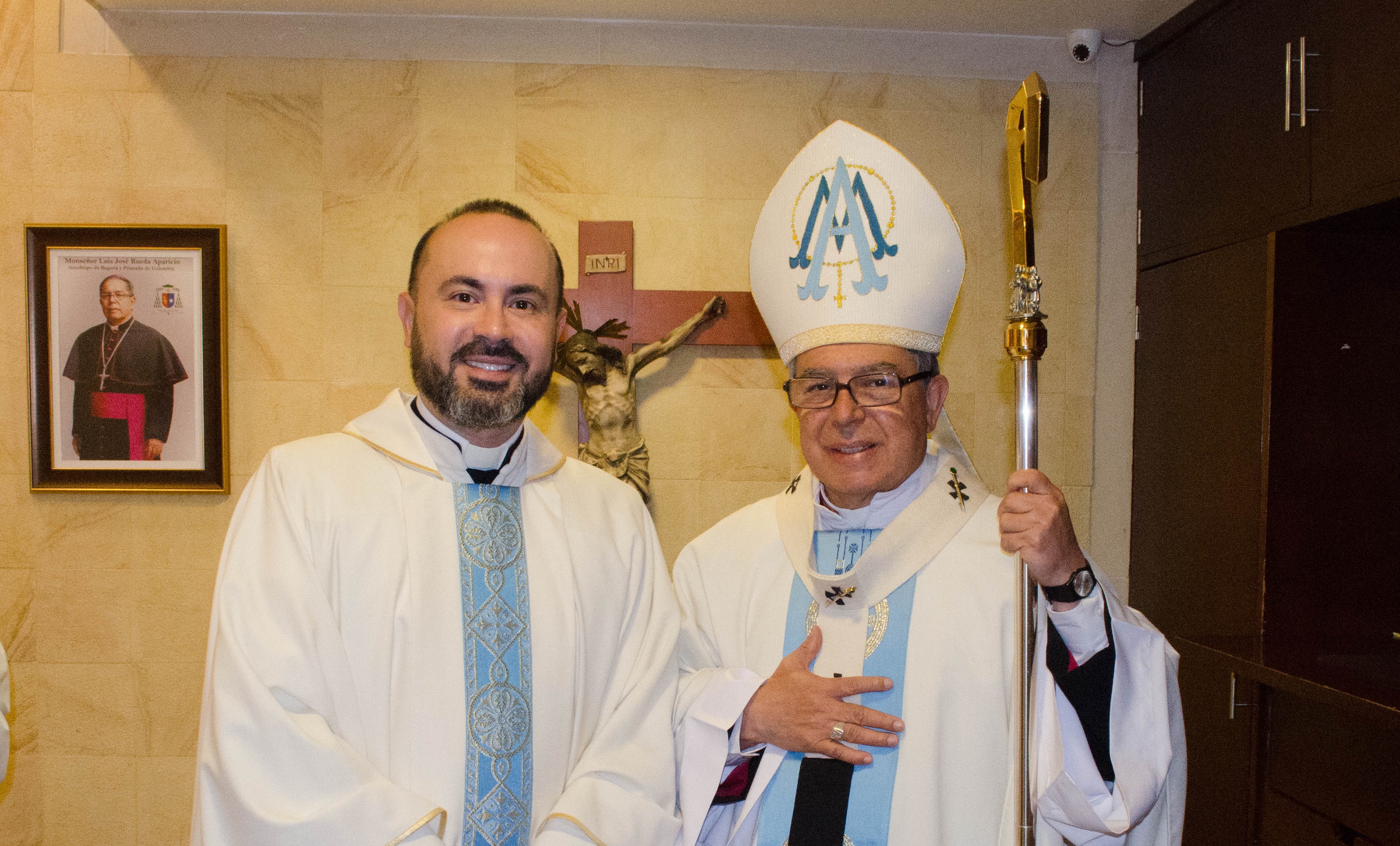 Mons. Pedro Mercado y Mons. Luis José Rueda