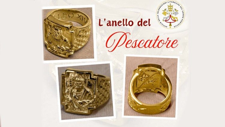 Anillo del Papa León XIV