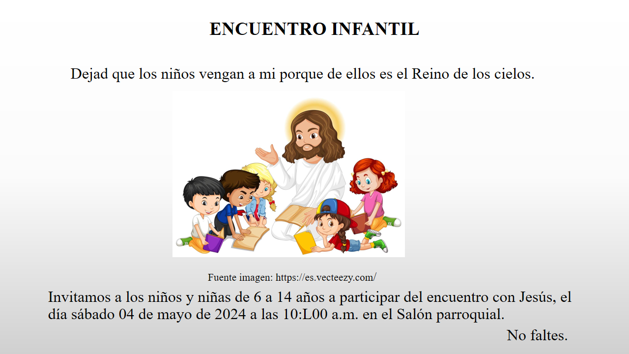 Encuentro infantil
