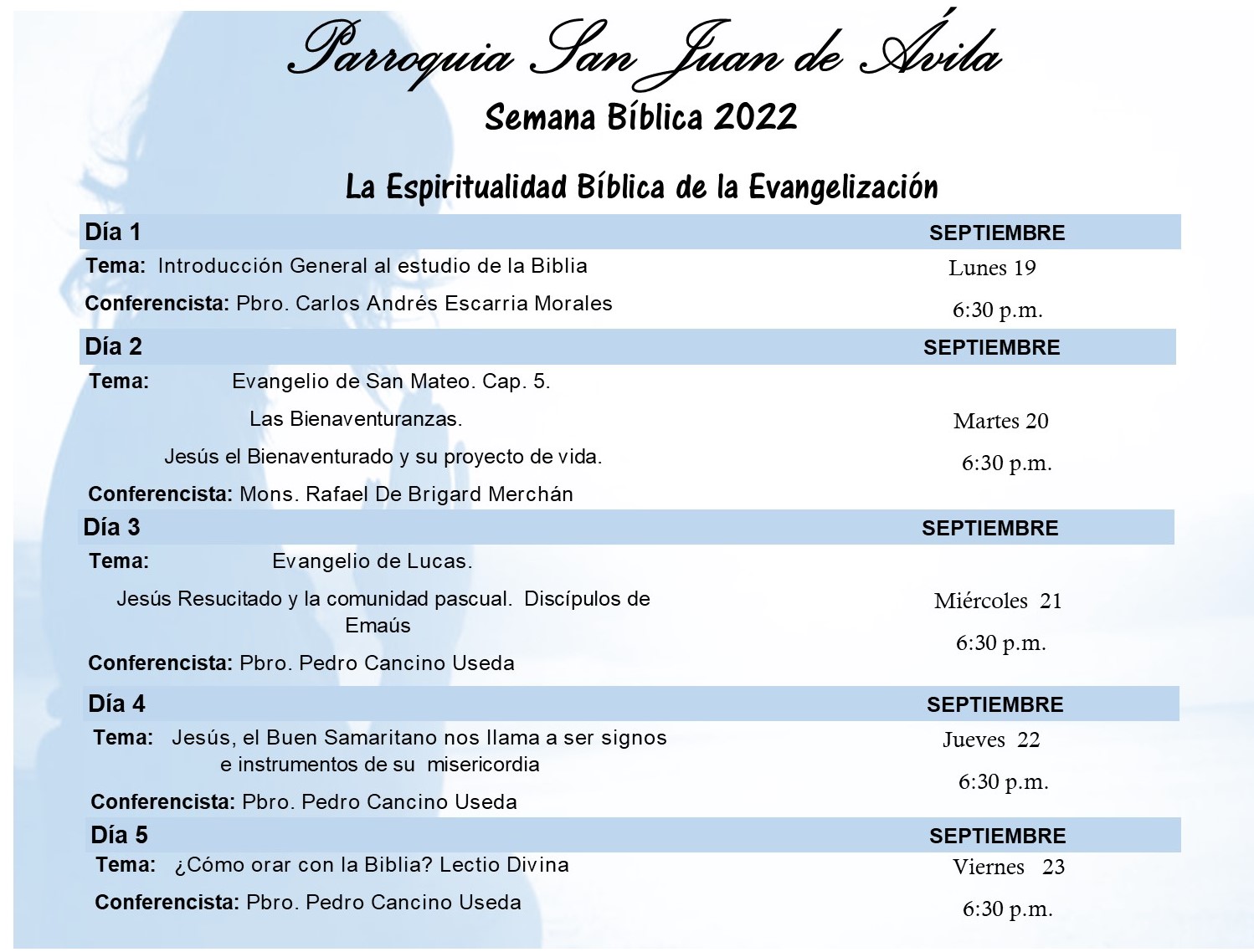 semana biblica