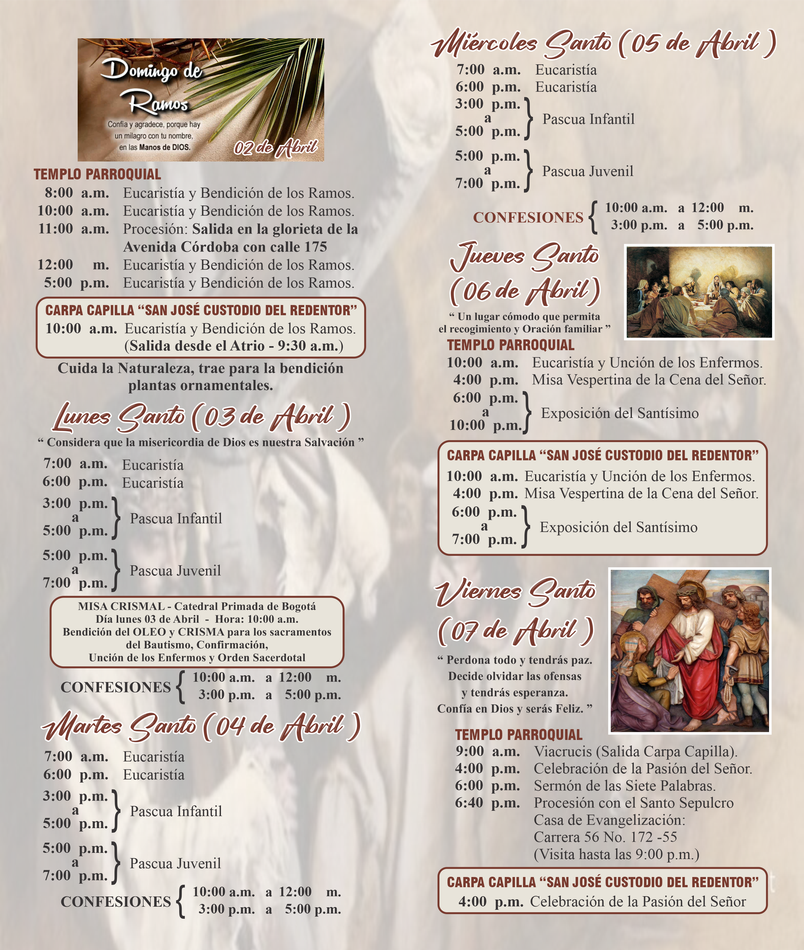 SEMANA SANTA 2023