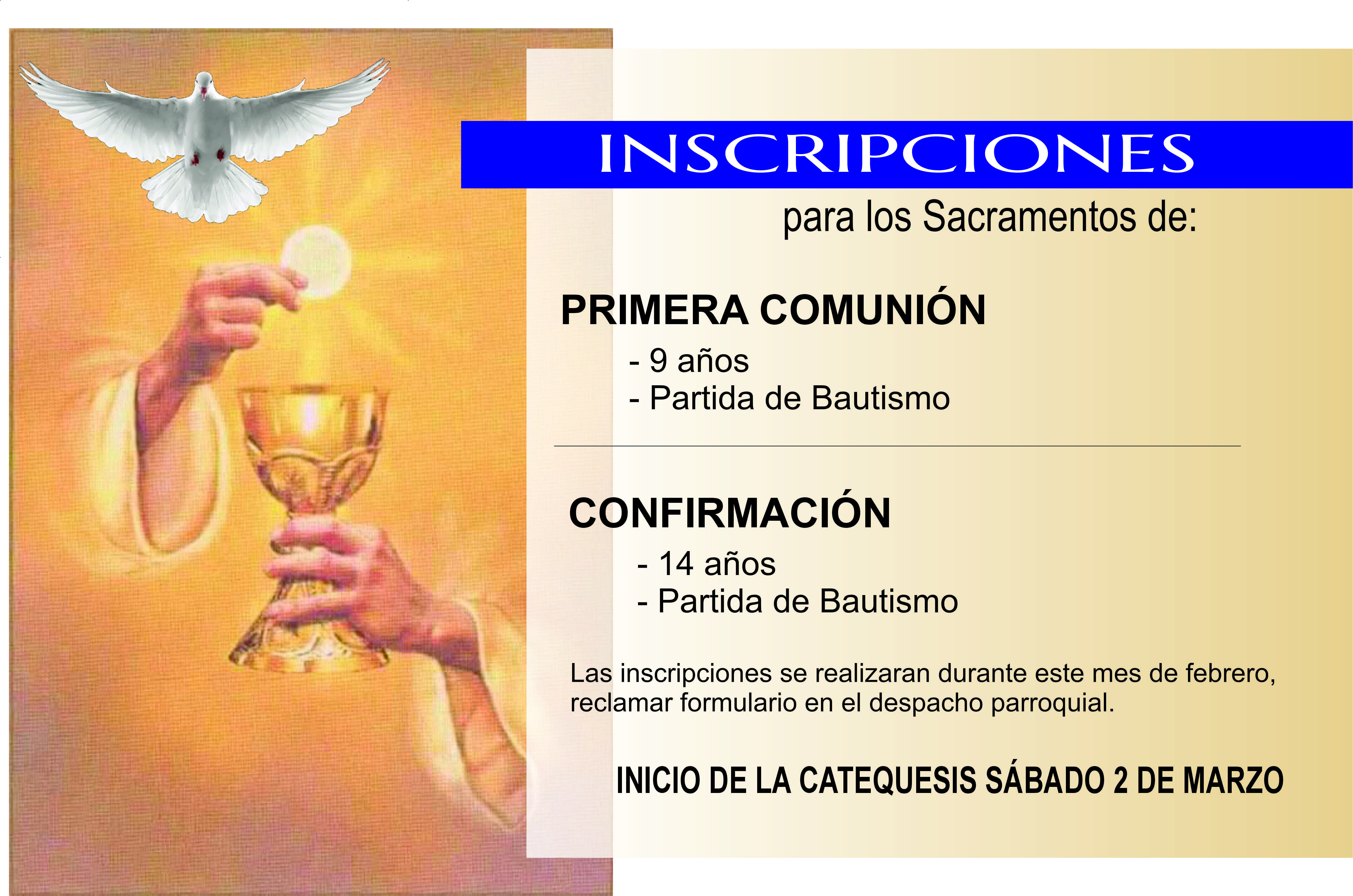 primera comunion confirmacion