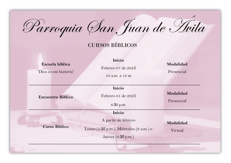 curso biblia