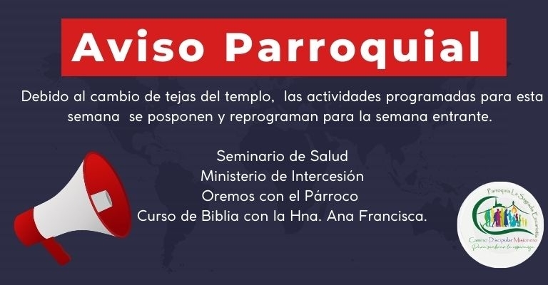 AVISO PARROQUIAL