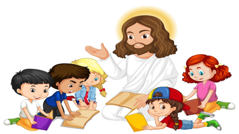 Jesús con niños.