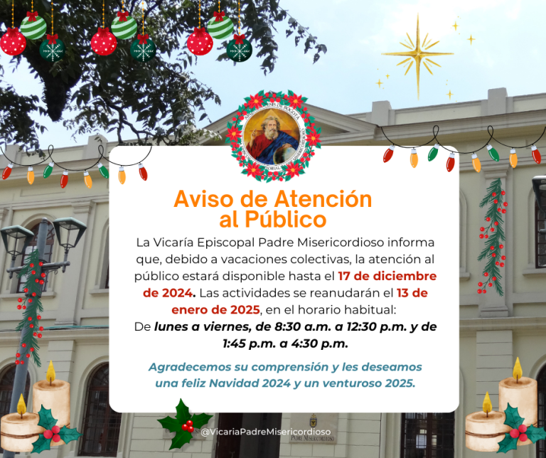 Horario vacaciones 2024