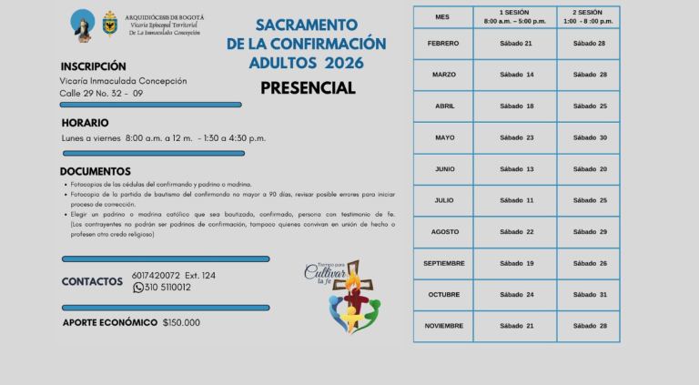 confirmaciones