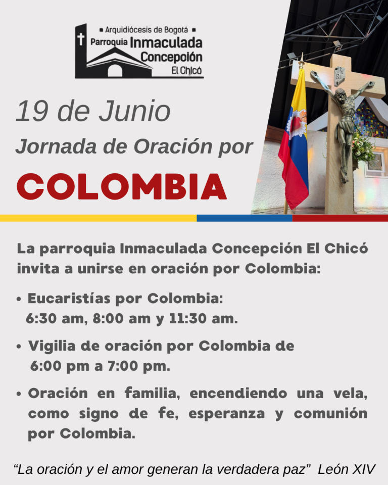 JORNADA DE ORACIÓN POR COLOMBIA