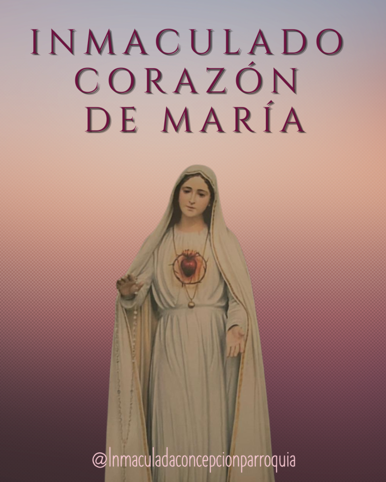 INMACULADO CORAZÓN DE MARÍA