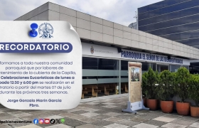 Cierre Temporal de la Capilla 2026